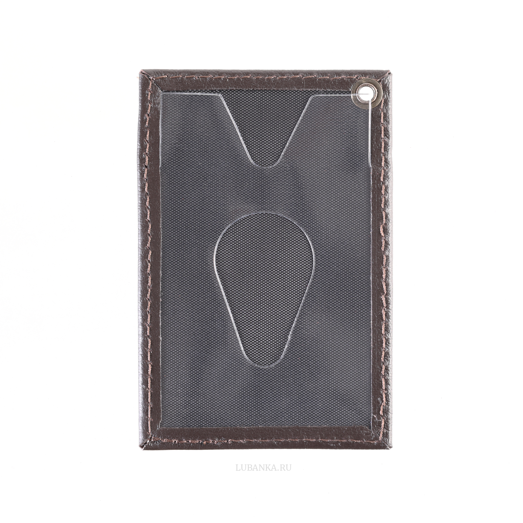 Картхолдер односторонний ФСБ коричневый
