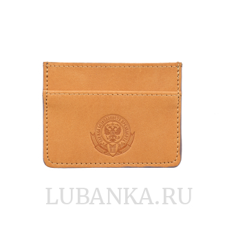 Картхолдер двухсторонний СБП светло коричневый