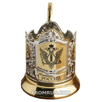 Подстаканник позолота «Юстиция»